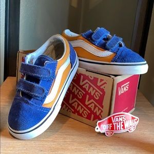 TODDLER 7.5- OLD SKOOL V (POP) OG BLUE/OG GOLD